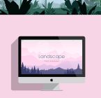 10 Beautiful landscape collection free vector set